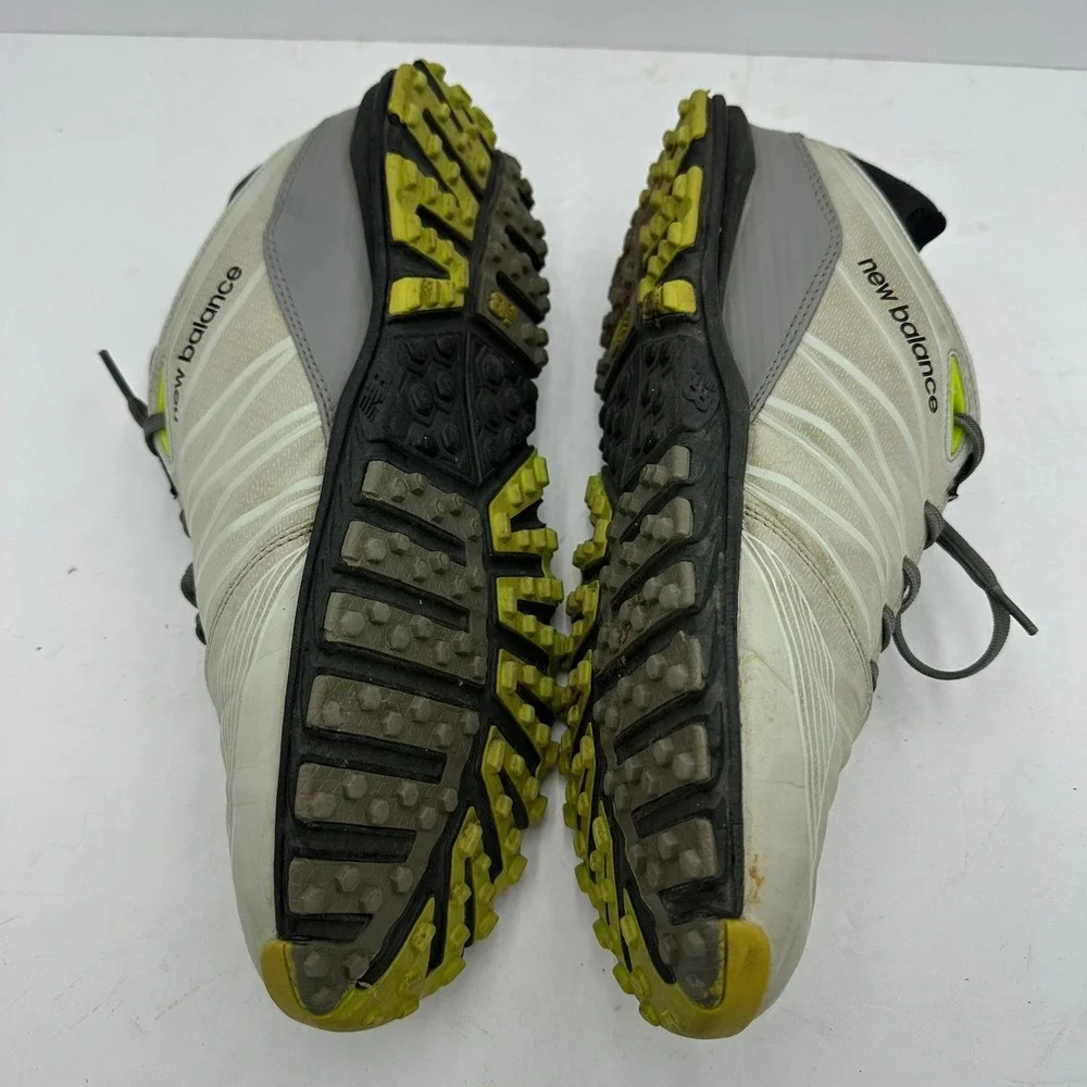 New Balance Minimus NBG1005 Men Golf Shoes Grey Yellow Waterproof Spikeless 12 D